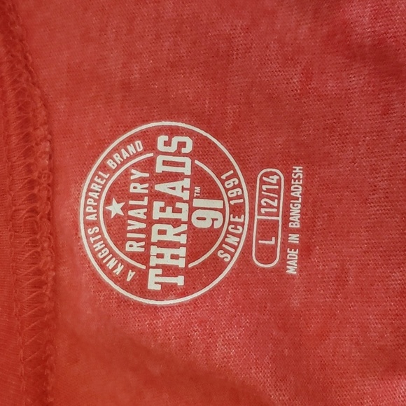 Rivalry Threads New Mexico Lobos Twist Open Back Tank in Red Space Dye Size L - Picture 6 of 7